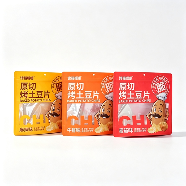 Stand-Up Zipper Pouches for Cheese / Snack Packaging