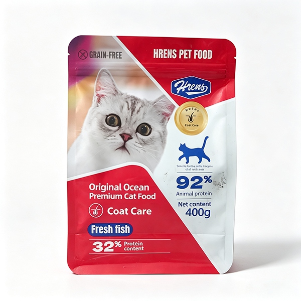 High-Barrier Stand-Up Zipper Bag for Premium Cat Food The High-Barrier Stand-Up Zipper Bag for Premium Cat Food is a high-performance flexible packaging solution developed for premium dry cat food, freeze-dried products, cat treats, and spe
