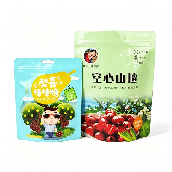 Matte Finish Stand-Up Zipper Pouches for Snacks