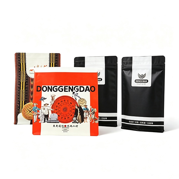 Box Pouch / Flat Bottom Zipper Bags for Coffee / Tea