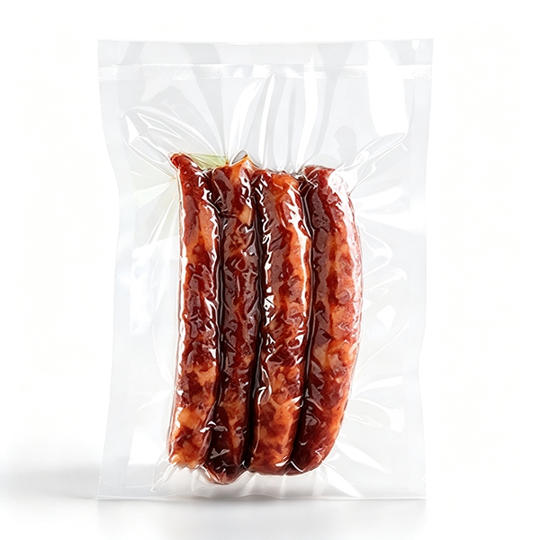 Transparent Vacuum Packaging Pouch for Sausages / Meat