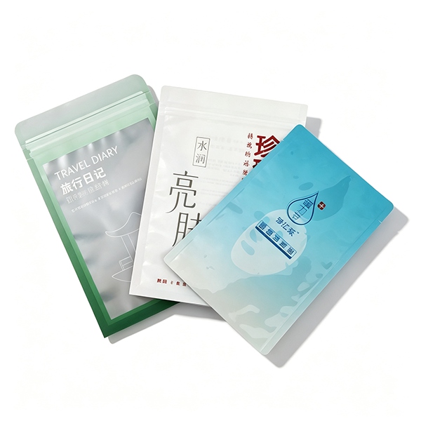 Three-Side Seal Foil & Matte Pouches for Cosmetics