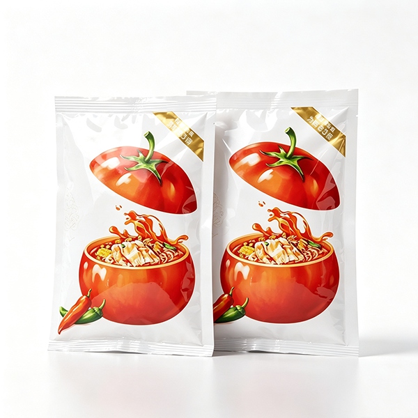 Custom Printed Vacuum Bags for Tomato / Sauce Packaging