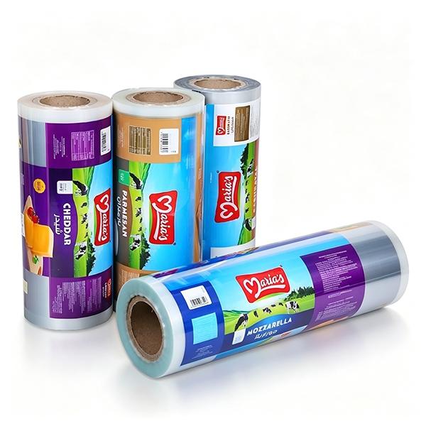 Colorful Custom Printed Film Rolls for Snack Packaging