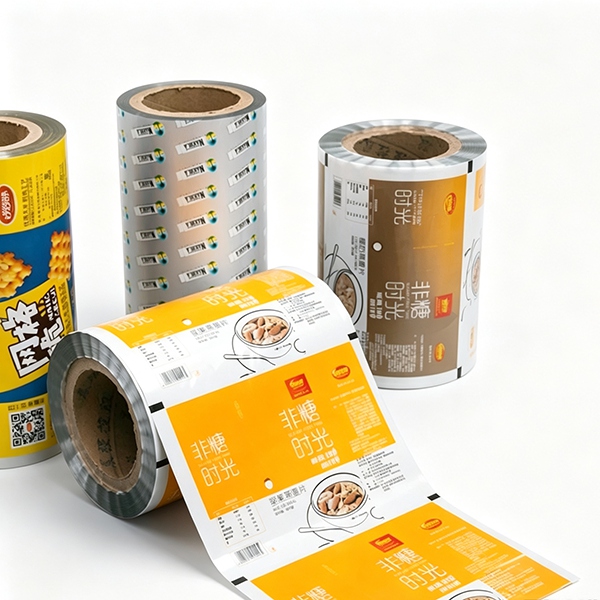 Custom Printed Roll Stock Film for Snack / Food Packaging
